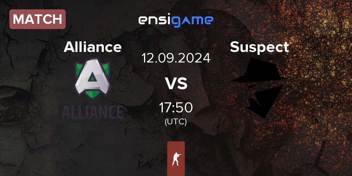 Match Alliance vs The Suspect Suspect | 12.09