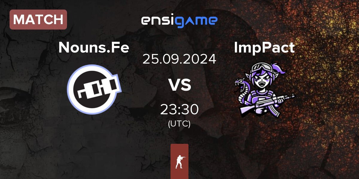 Match Nouns Female Nouns.Fe vs Imp Pact fe ImpPact | 25.09