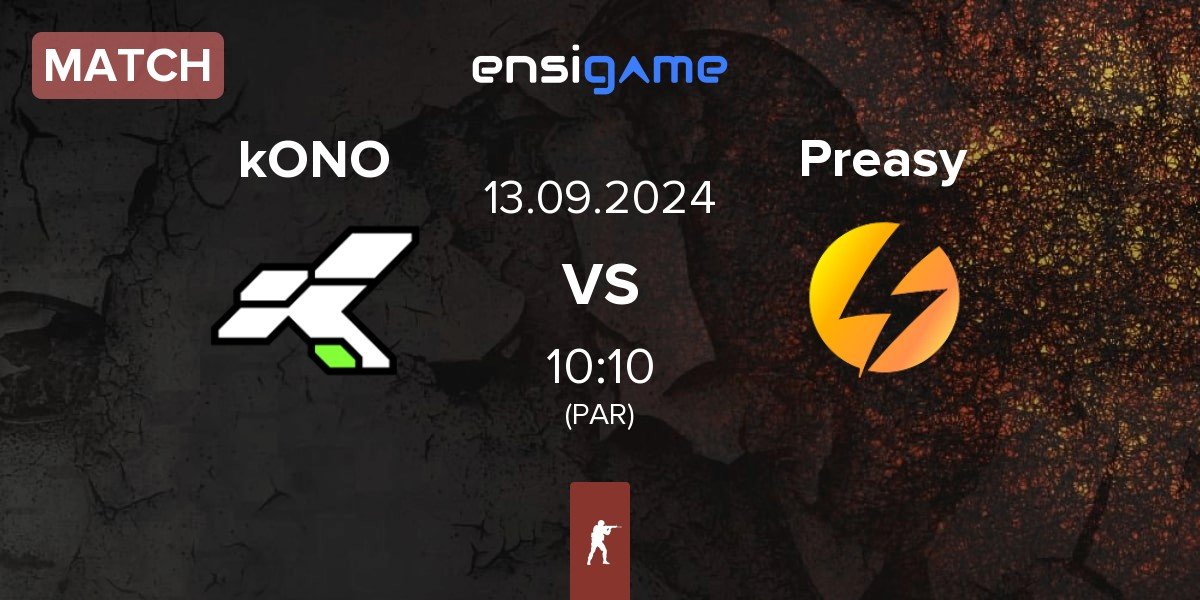 Match kONO.ECF kONO vs Preasy Esport Preasy | 13.09