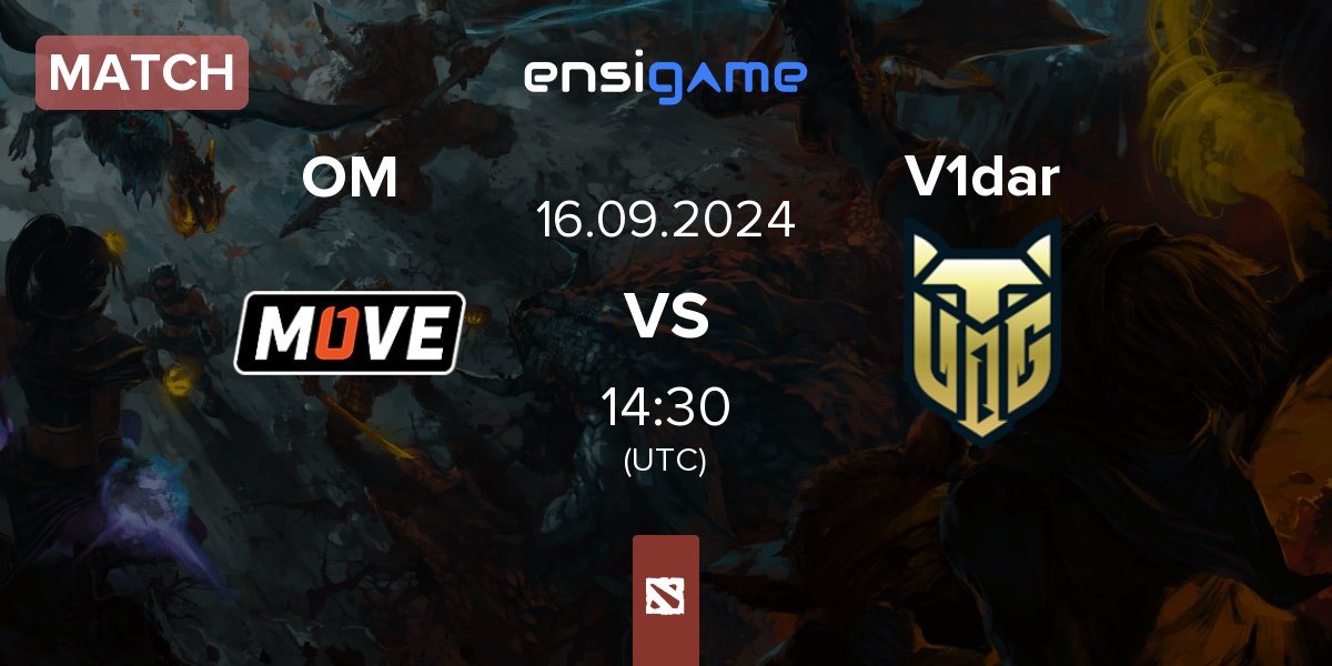 Match One Move OM vs V1dar Gaming V1dar | 16.09