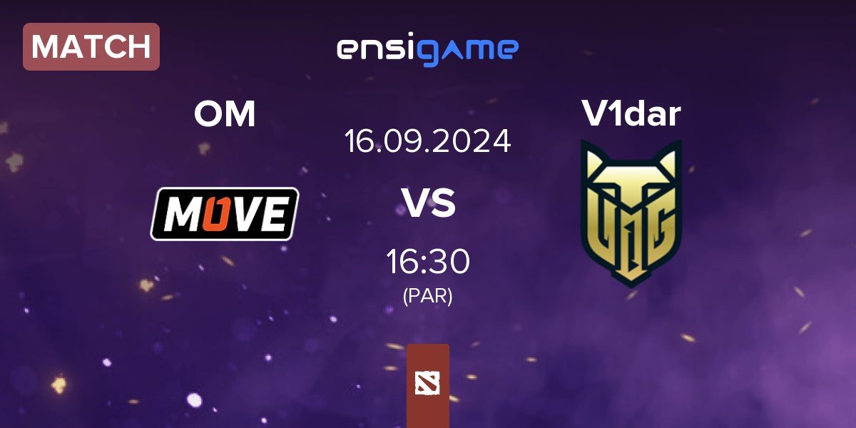 Match One Move OM vs V1dar Gaming V1dar | 16.09