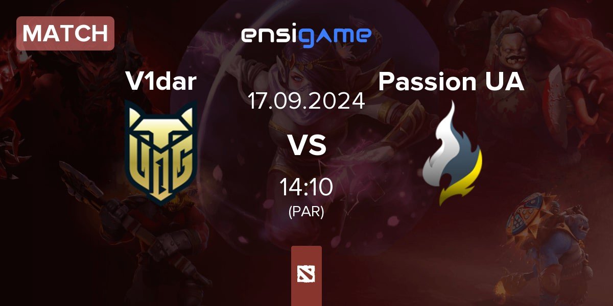 Match V1dar Gaming V1dar vs Passion UA | 17.09