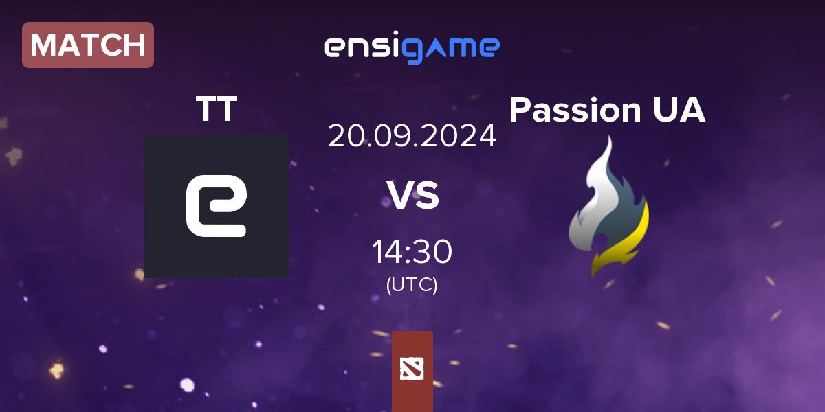 Match TT Team TT vs Passion UA | 20.09