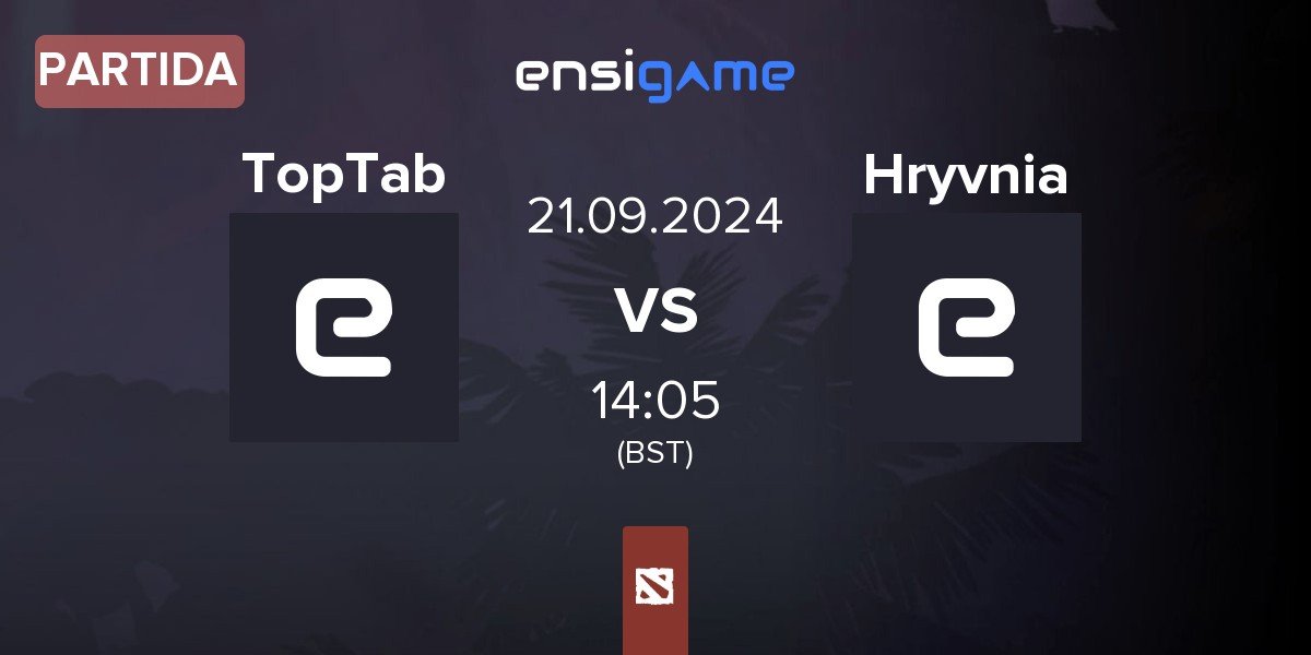 Partida TopTab Club TopTab vs Team Hryvnia Hryvnia | 21.09