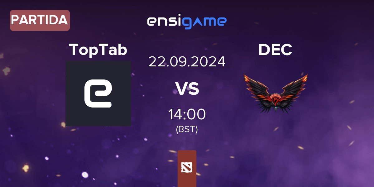 Partida TopTab Club TopTab vs Dragon Esports Club DEC | 22.09