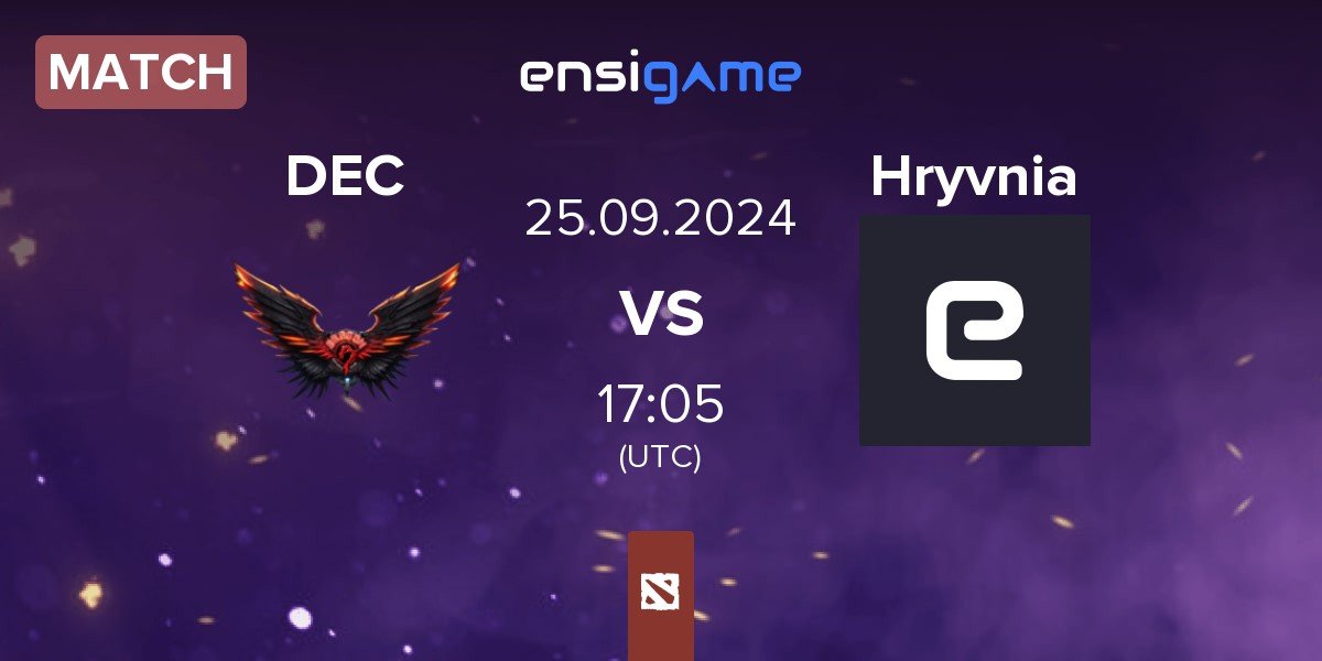 Match Dragon Esports Club DEC vs Team Hryvnia Hryvnia | 25.09