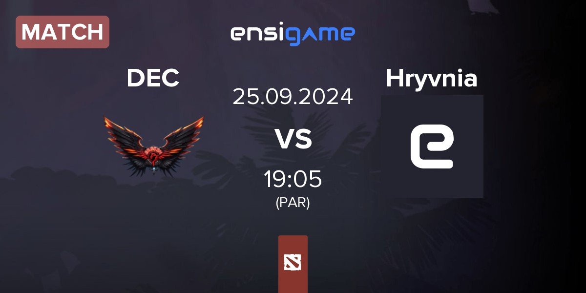 Match Dragon Esports Club DEC vs Team Hryvnia Hryvnia | 25.09