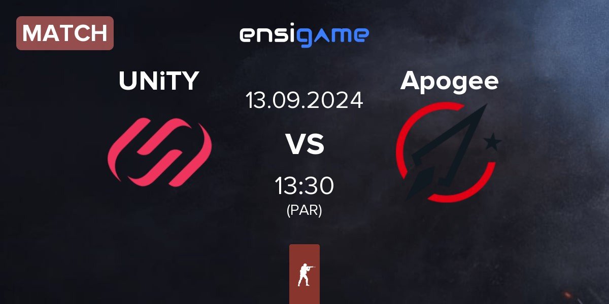 Match UNiTY vs Apogee | 13.09